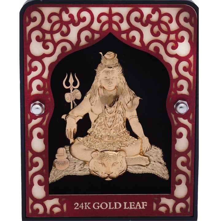 24k gold leaf shivji gifteble frame