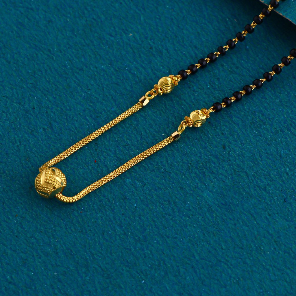 22K 916 Gold Single Ball Dokiya Mangalsutra