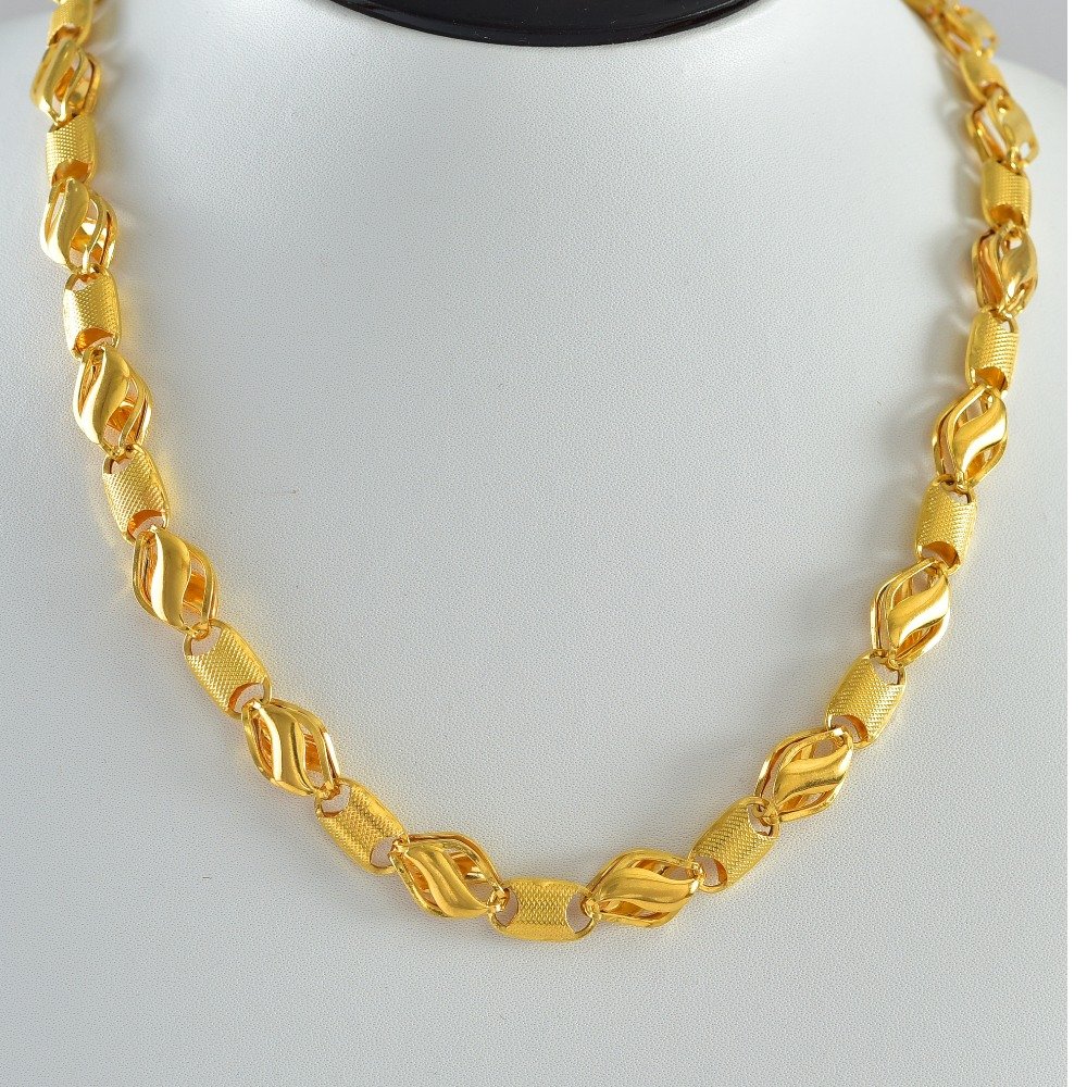 916 gold men's chain aj-011