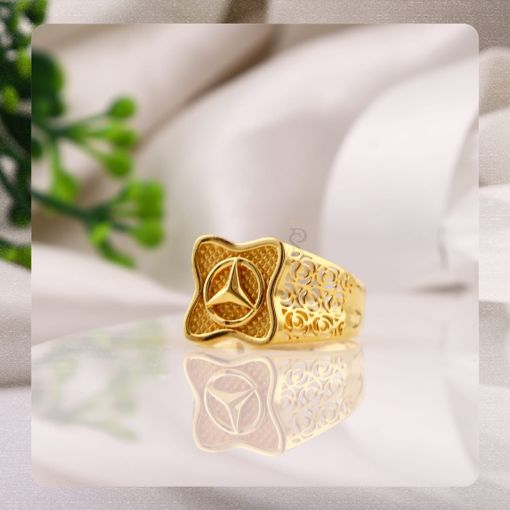 22 Carat 4.2 Gram Men Geometrical Gold Ring at Rs 26500/piece in Dankuni |  ID: 2850565045462