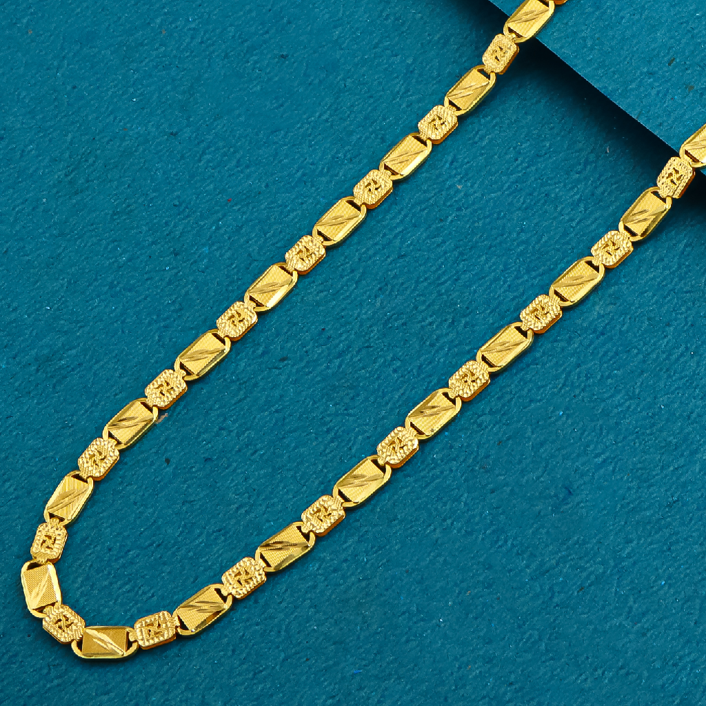 22K 916 Gold Exclusive Fancy Gents Chain