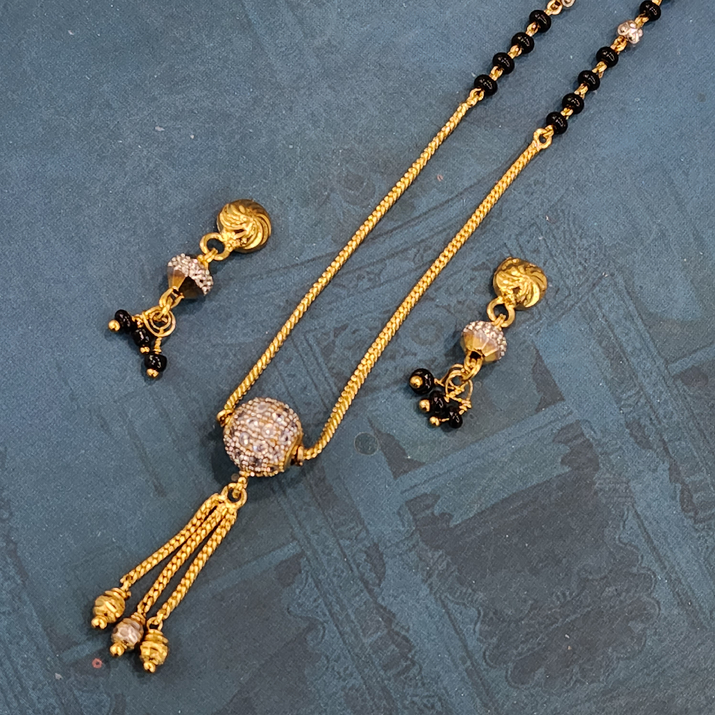 1.gram gold forming fashion  New Latest jewellery mangalsutra